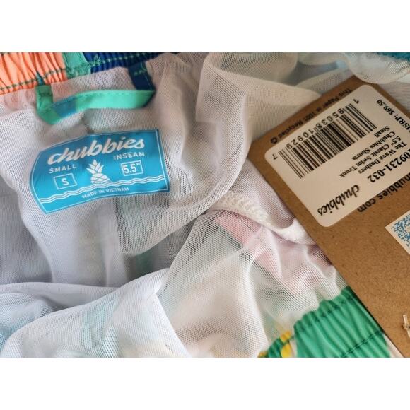 NEW Chubbies 'The Wave Dashers' Swim Trunks 5.5" Inseam size Small - Picture 7 of 8